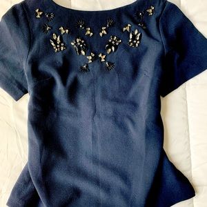 Banana Republic Navy Blue Top, XSP
